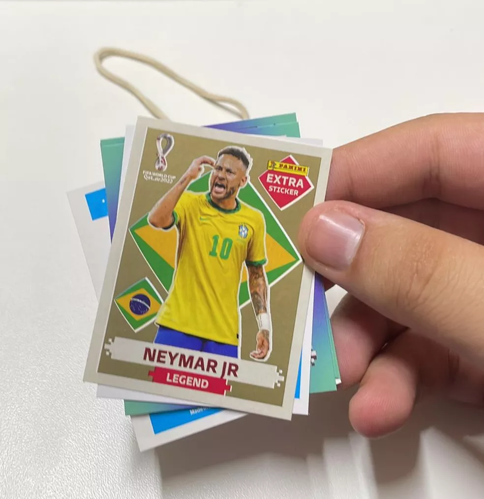 Figurinha Copa Neymar Ouro Legend, Comprar Novos & Usados