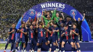 Lance da partida PSG vs Inter de Milão