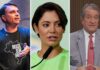 Michelle deixa de seguir enteados e publica versículos em meio à crise na família Bolsonaro