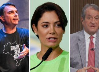Michelle deixa de seguir enteados e publica versículos em meio à crise na família Bolsonaro