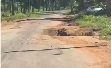 Vídeo mostra rodovia “em petição de miséria” em Chupinguaia e vereador cobra providencias
