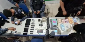 Ao ver a PM, ‘Soró’ dá pinote, pula muros, invade casas, mas é preso com $13 mil, drogas e apetrechos