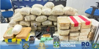 Com 80 quilos de drogas em caminhonete, traficante é reconhecido e preso em Itapuã do Oeste (vídeo)