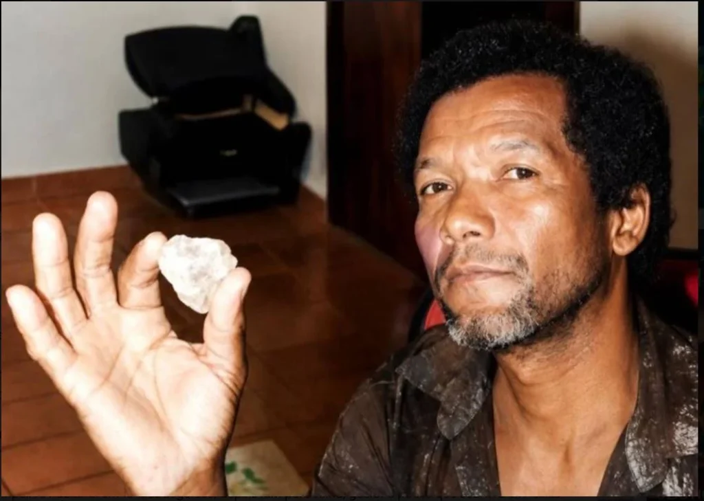 O “Negão da Anta” e o diamante de 20 milhões de dólares, encontrada 'por acaso' em garimpo da região