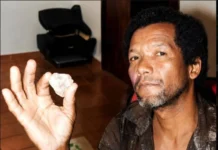 O “Negão da Anta” e o diamante de 20 milhões de dólares, encontrada ‘por acaso’ em garimpo da região