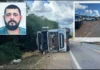 Caminhoneiro é a vítima do domingo na BR-364, em acidente entre Pimenta Bueno e Vilhena