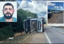 Caminhoneiro é a vítima do domingo na BR-364, em acidente entre Pimenta Bueno e Vilhena