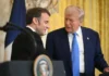Nas vésperas do G7, Trump ameaça impor tarifa de 100% sobre vinhos franceses se país não eliminar imposto sobre big techs