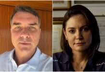 Michelle Bolsonaro e Flávio voltam a se seguir nas redes sociais, mas ainda não se encontraram