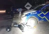 Motoqueiro doidão com veiculo roubado atropela barreira policial e acaba preso, em Santa Luzia do Oeste