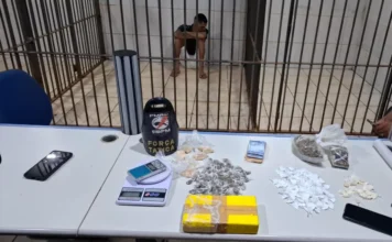 Perdi, perdi! Exclama traficante e ser abordado pela PM, na ‘Operação Caçador
