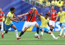 Brasil esbarra no ‘peredão’ norueguês e se despede da Copa do Mundo