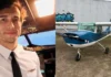 Instrutor de voo abre porta, salta para a morte e aluna consegue pousar avião em segurança (vídeo)
