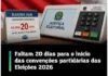 A duas semanas do início das convenções, candidatos intensificam andanças e correm atrás do eleitor