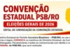 ELEIÇÕES – PSB marca para daqui a 9 dias a convenção, para oficializar candidaturas