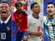 Copa volta a ter semifinal só com campeões mundiais após 36 anos