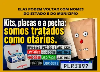 Prepare seu bolso, motorista! você poderá gastar mais uma grana para mudar (de novo) a placa do seu veículo