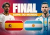 Copa do Mundo 2026 chega ao final sem sotaque inglês; Espanha X Argentina protagonizam a grande final