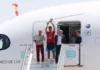 Seleção da Espanha chega a Madri com taça para desfile e festa do 2º título mundial