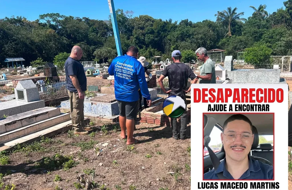 Corpo com marcas de violência encontrado em cemitério abandonado pode ser de jovem desaparecido na terça