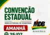Em convenção, neste sábado, MDB define candidaturas e alianças