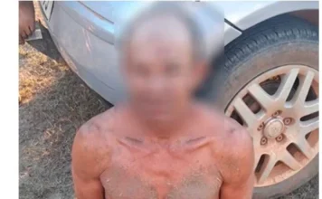 Vizinhos contém, amarram agressor da companheira e chamam a polícia, no sítio
