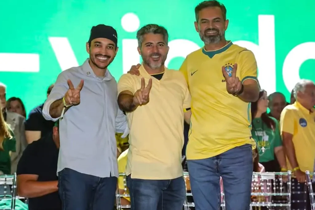 “É hora de devolver o Brasil aos brasileiros” - Marcos Rogério, Scheid e Máximo no lançamento da candidatura de Flávio Bolsonaro à Presidência