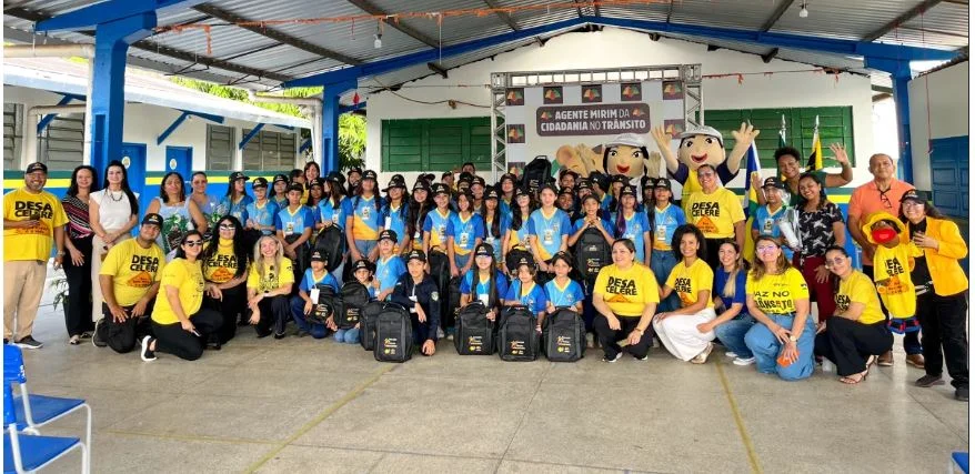 Detran inicia nova turma do projeto 'Agente Mirim da Cidadania no Trânsito', em Porto Velho