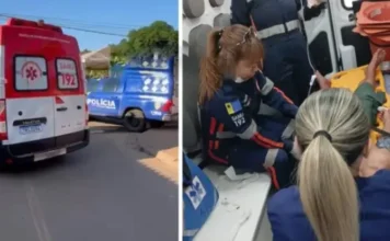 Homem leva 3 facadas na bunda, é socorrido, mas se nega a dizer quem foi