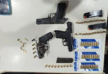 PM aplica ‘mata-leão’ para conter suspeito de assassinato, em São Miguel do Guaporé