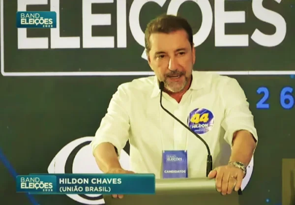 Hildon cobra seriedade dos adversários, no primeiro debate da Band 