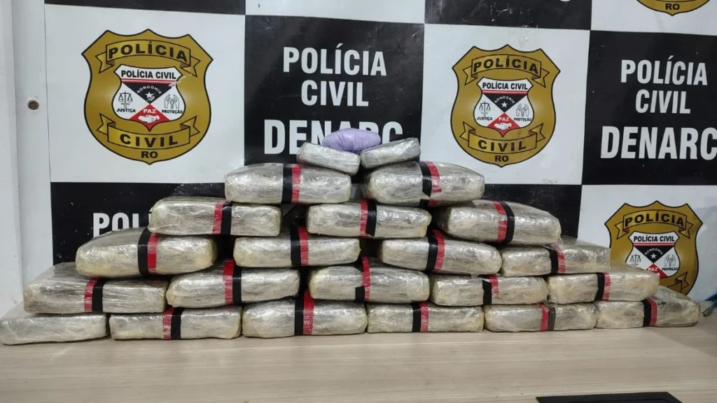 Foragido do Acre, Cabão monta ponto de tráfico em Porto Velho e é preso com cerca de 21 kg de drogas nesta sexta