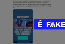 Governo não anunciou corte na Saúde e Educação após eleição de 2026