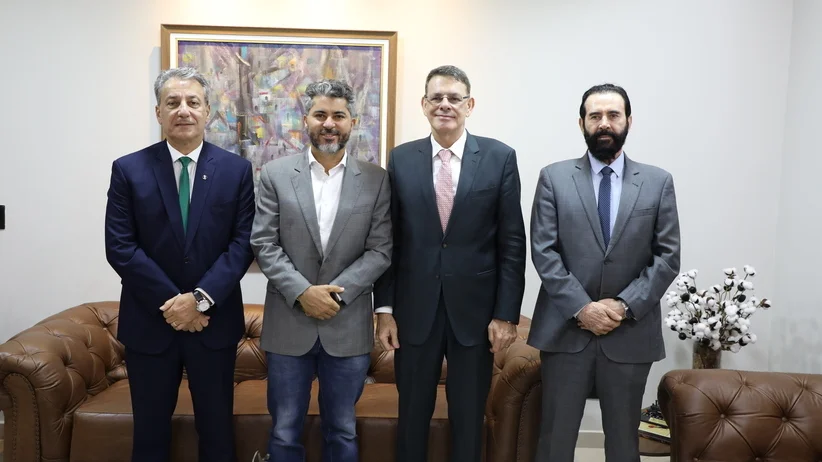 Governador eleito Marcos Rogério visita cúpula do Judiciário e fala de harmonia e diálogo