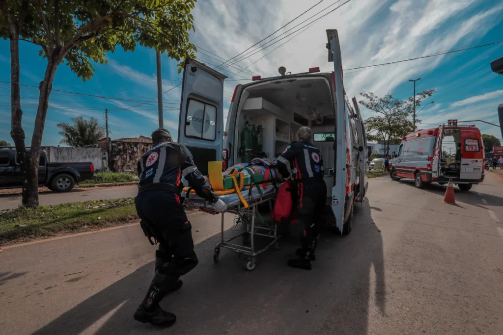 Trânsito - Em 82% dos acidentes de trânsito atendidos pelo Samu tem motocicletas envolvidas