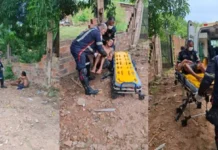 Homem espancado por grupo de pessoas por causa de R$ 20 é resgatado pelo Samu, no bairro Mariana