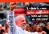Seis milhões e 600 mil brasileiros a mais que seus adversários, decidiram que é este que está aí, o país que querem