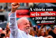 Seis milhões e 600 mil brasileiros a mais que seus adversários, decidiram que é este que está aí, o país que querem